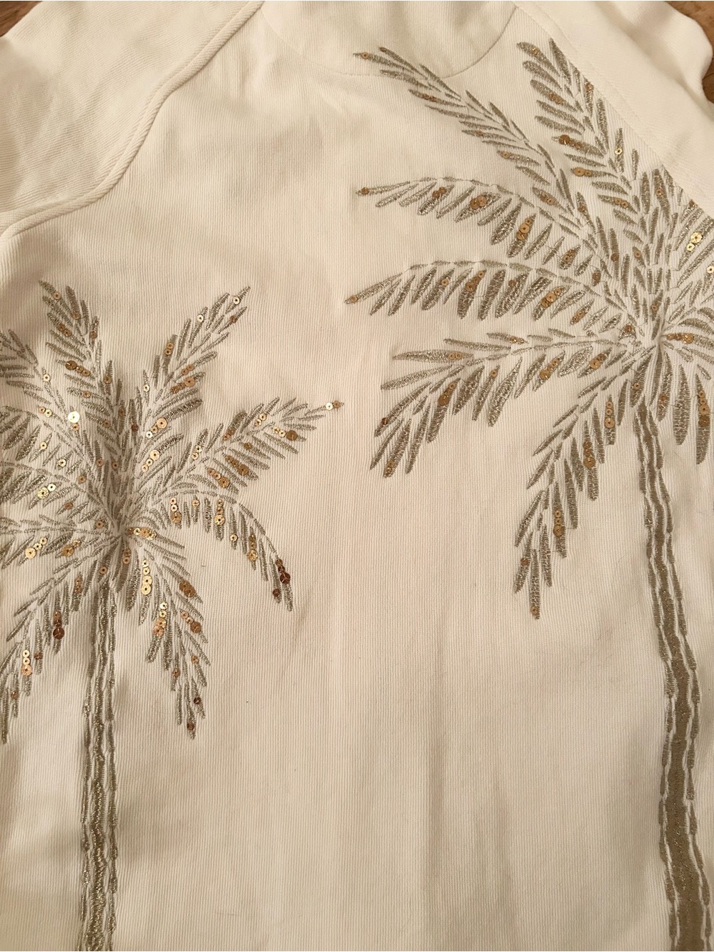 Tommy Bahama Women’s Size Small White Full Zip Long‎ Sleeve Cotton Jacket - Picture 13 of 13